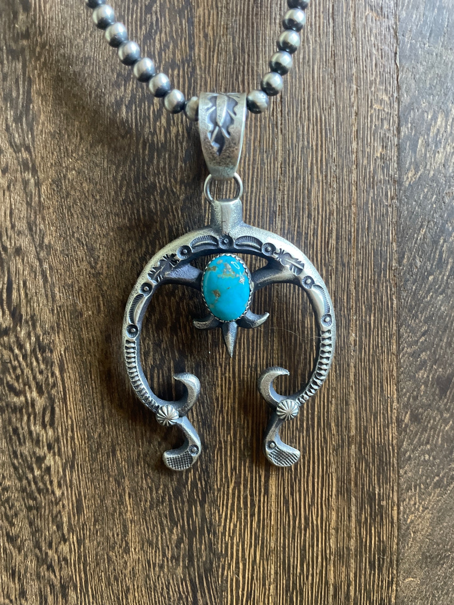 Navajo Handmade STATEMENT Naja Pendant