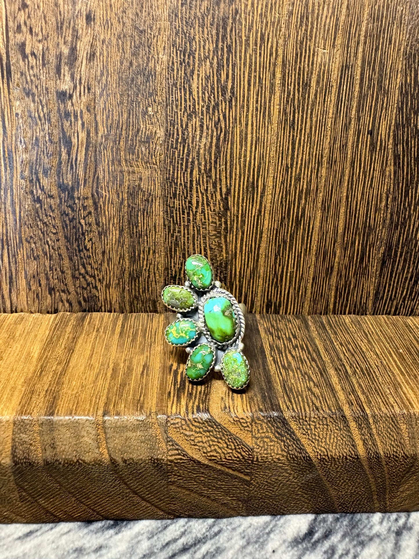 Sonoran Gold Half Cluster Ring