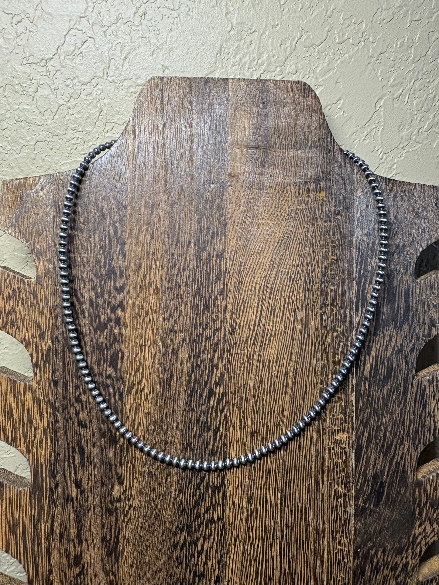 16” 3mm Sterling Pearls