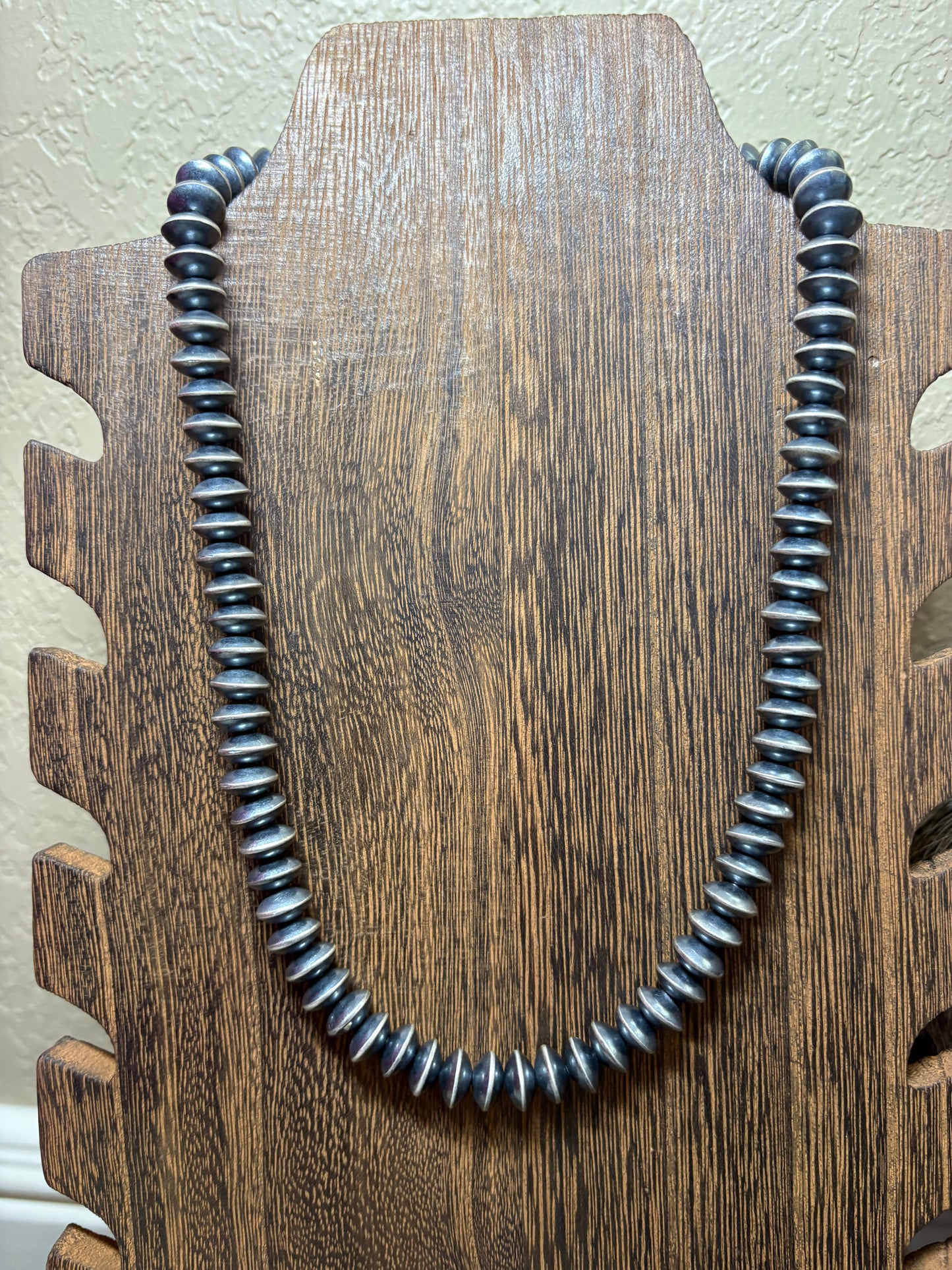 18” + 2” 10mm Sterling Saucer Pearls