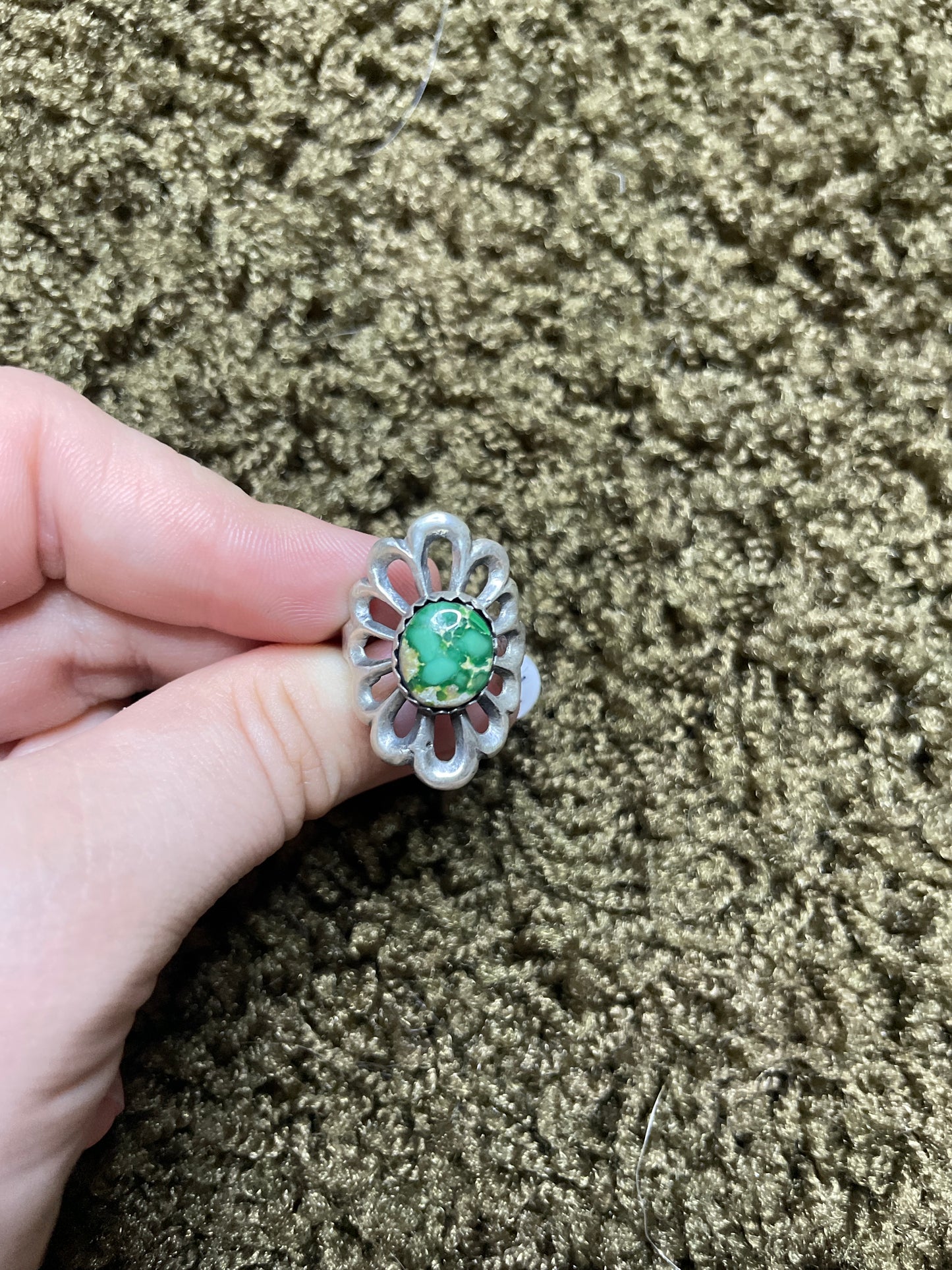 Navajo Handmade Sonoran Gold Ring