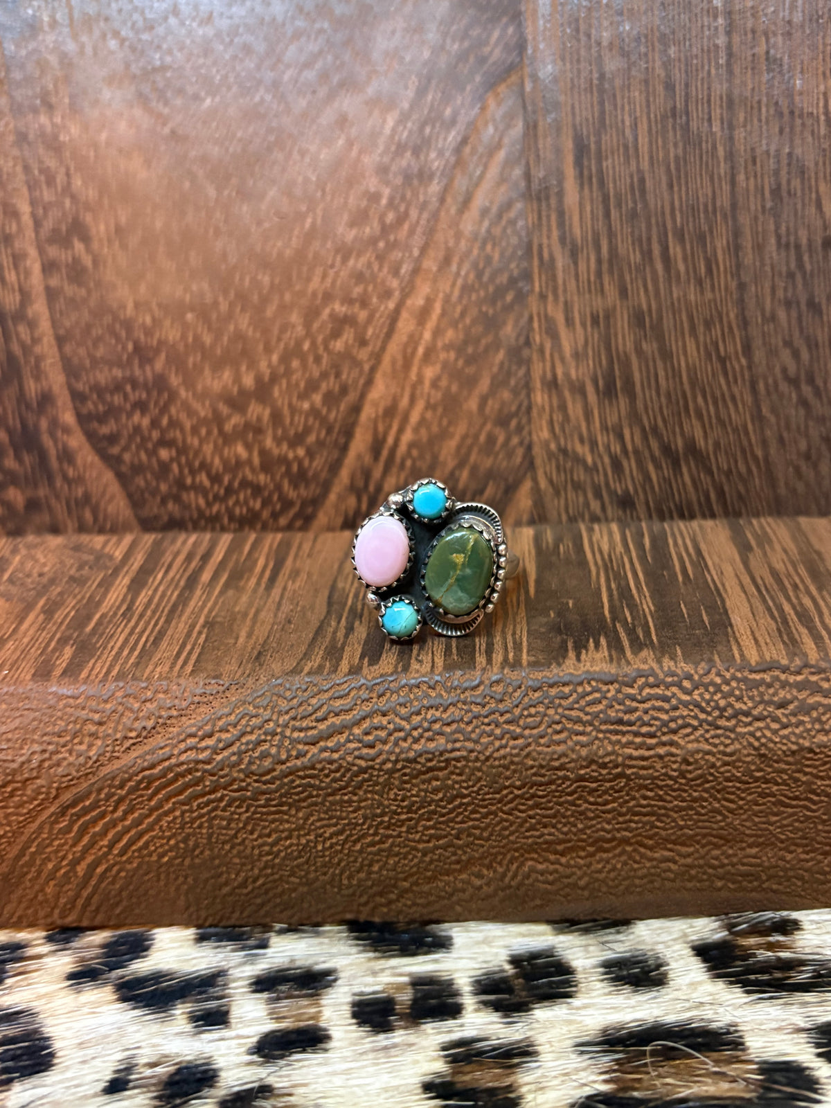Mix Stone Mini Cluster Ring