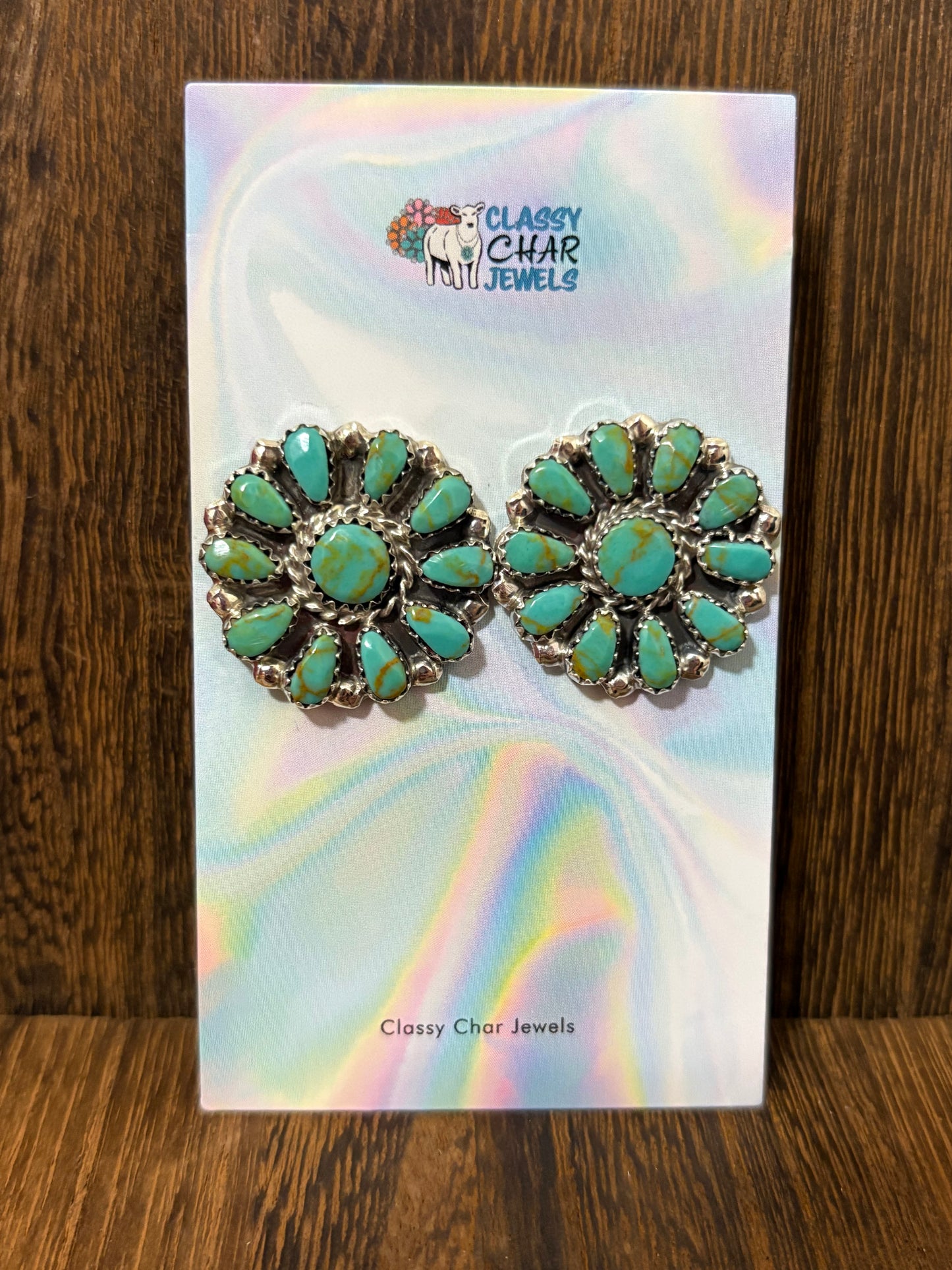 Navajo Handmade Large Kingman Clusters