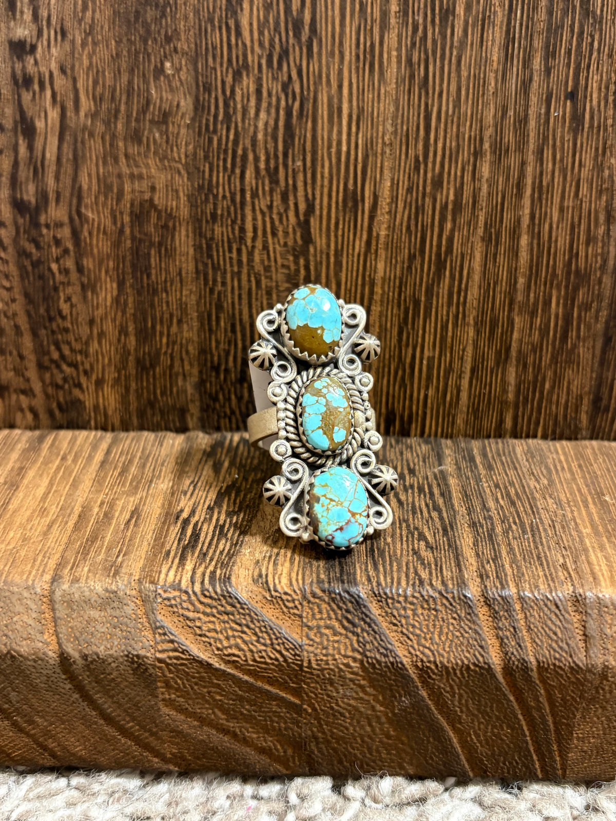 Mine 8- 3 Stone Detail Ring