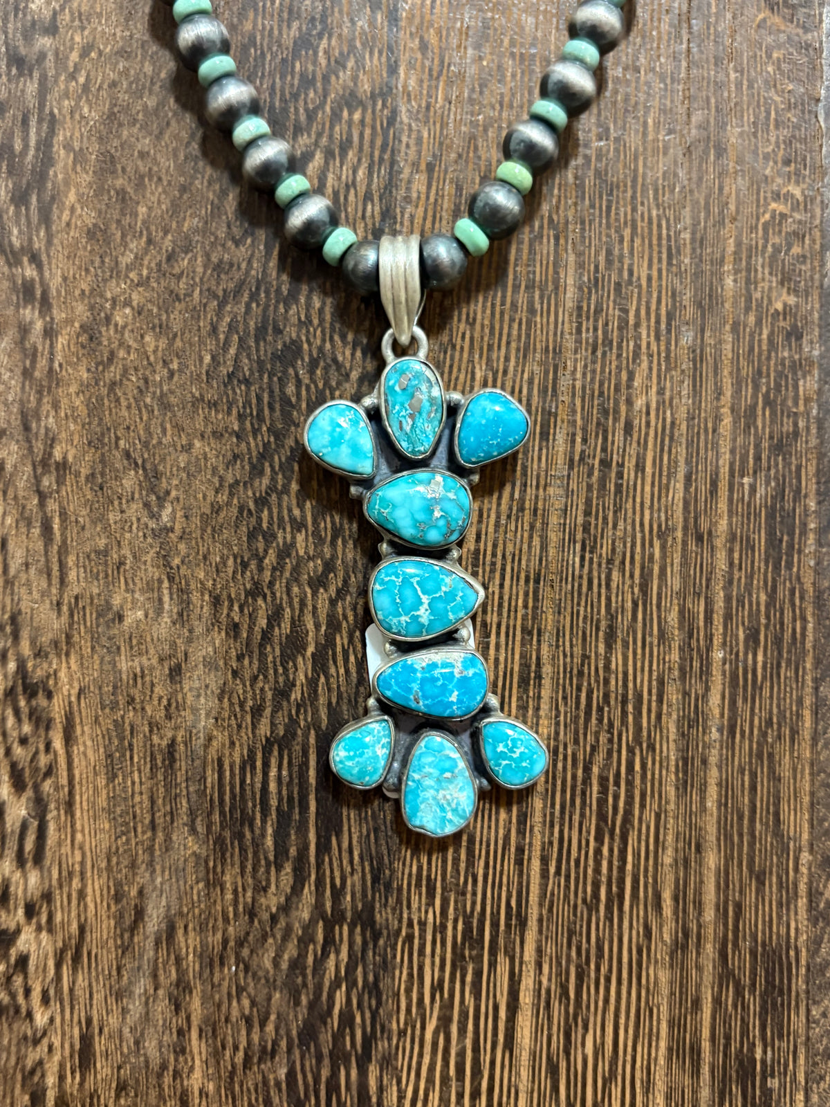 XL White Water Cluster Pendant