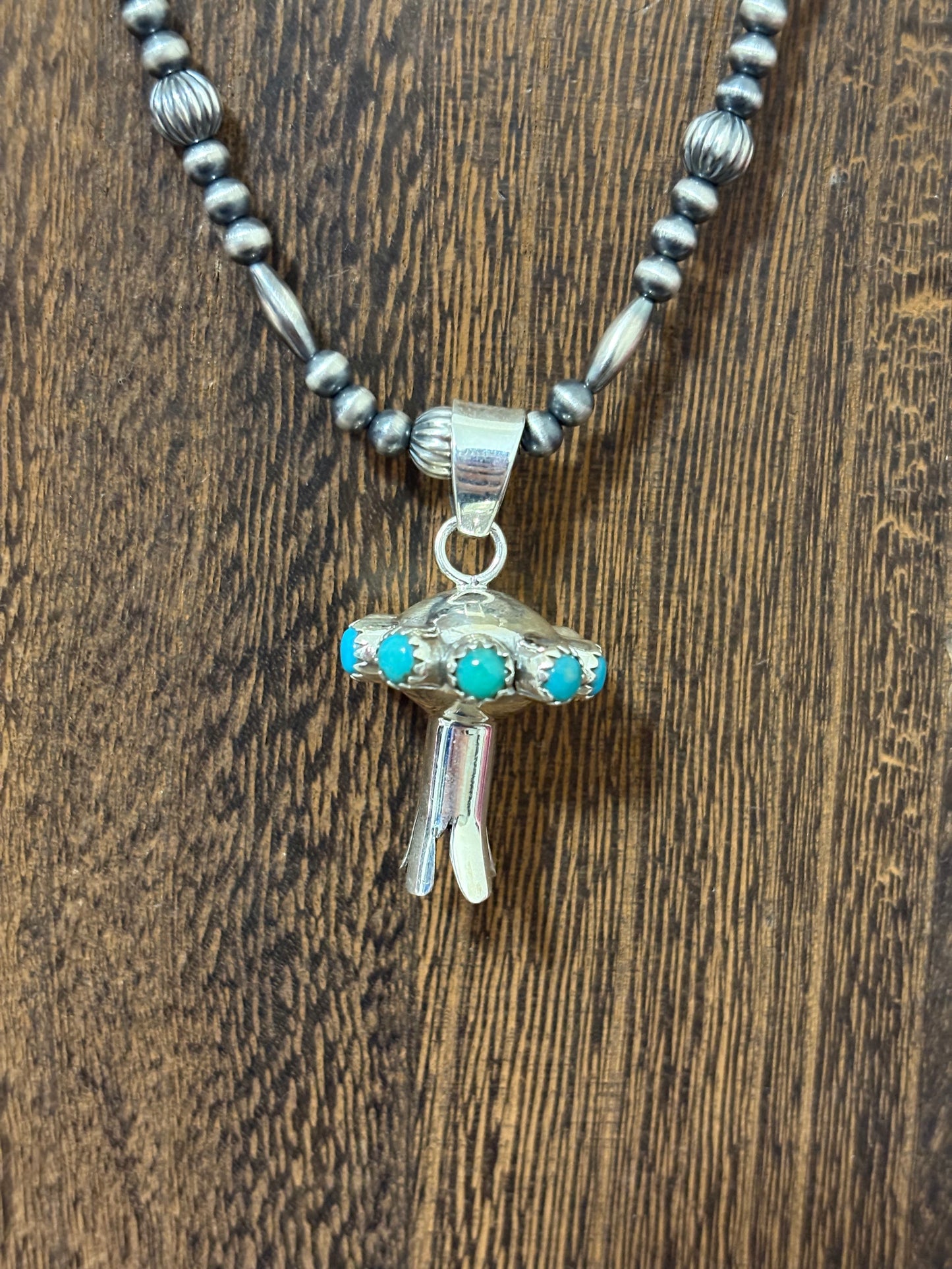 Turquoise Blossom Pendant