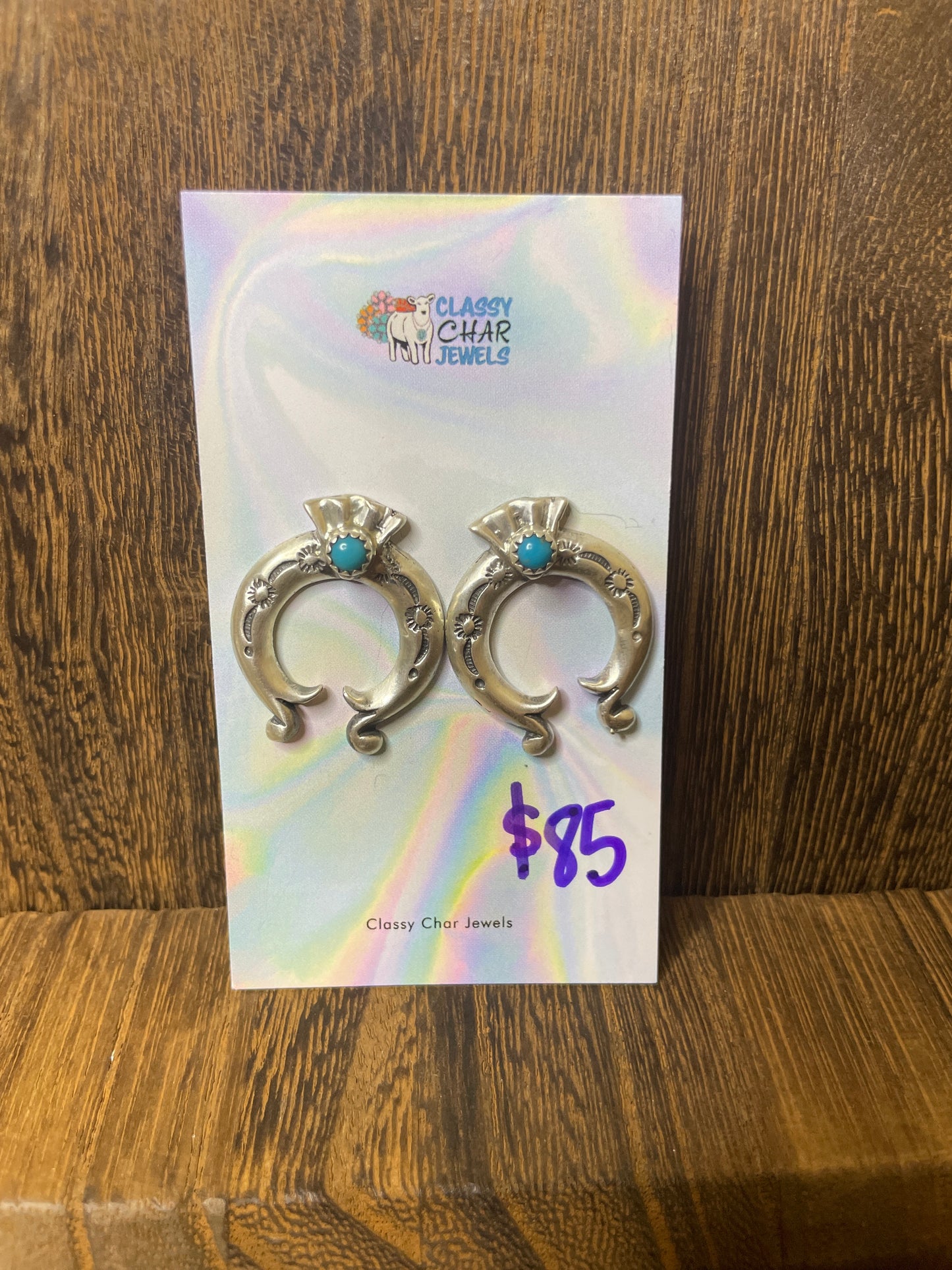 Navajo Handmade Naja Earrings