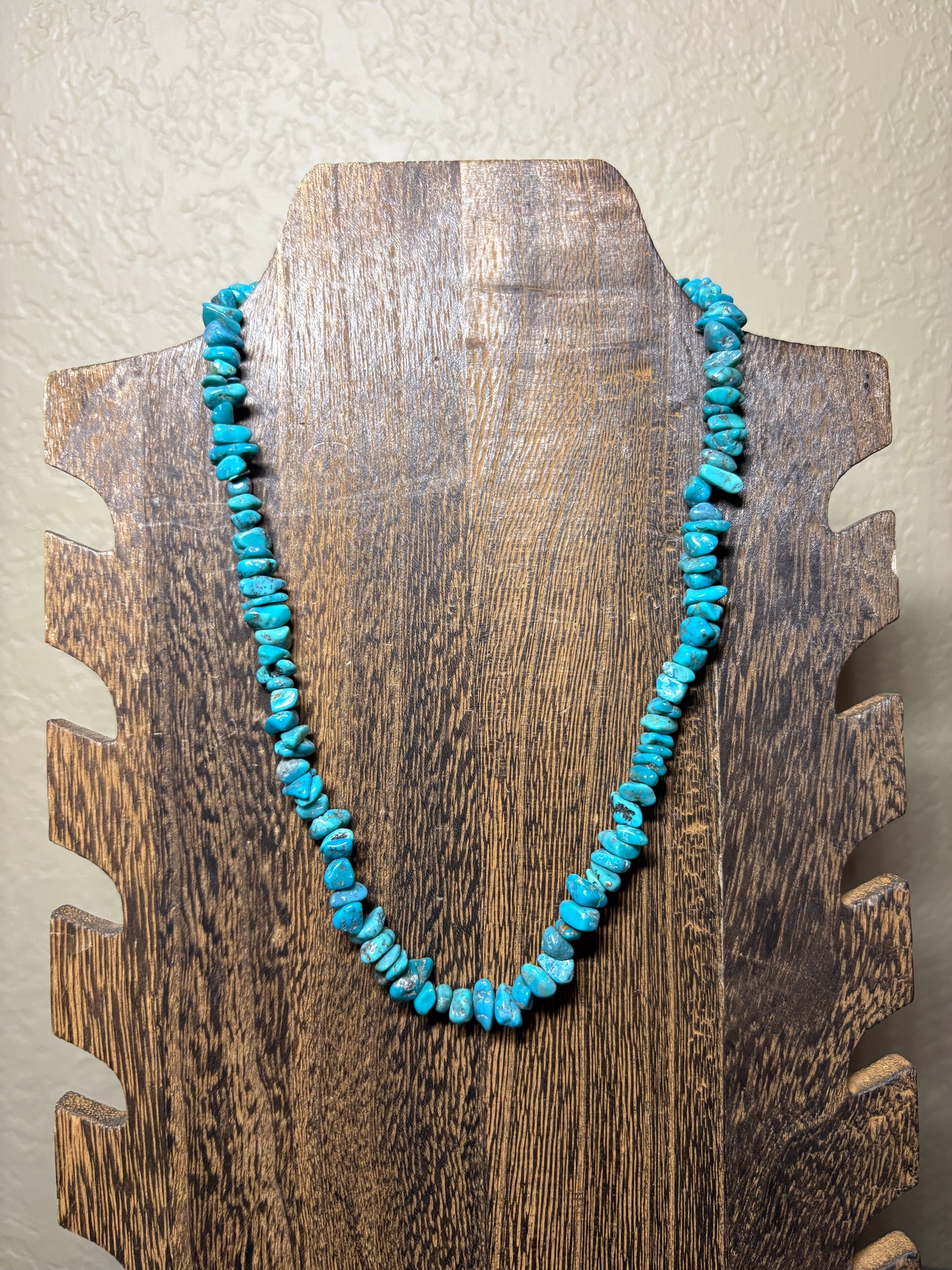 17” Turquoise Chip Stacker Necklace