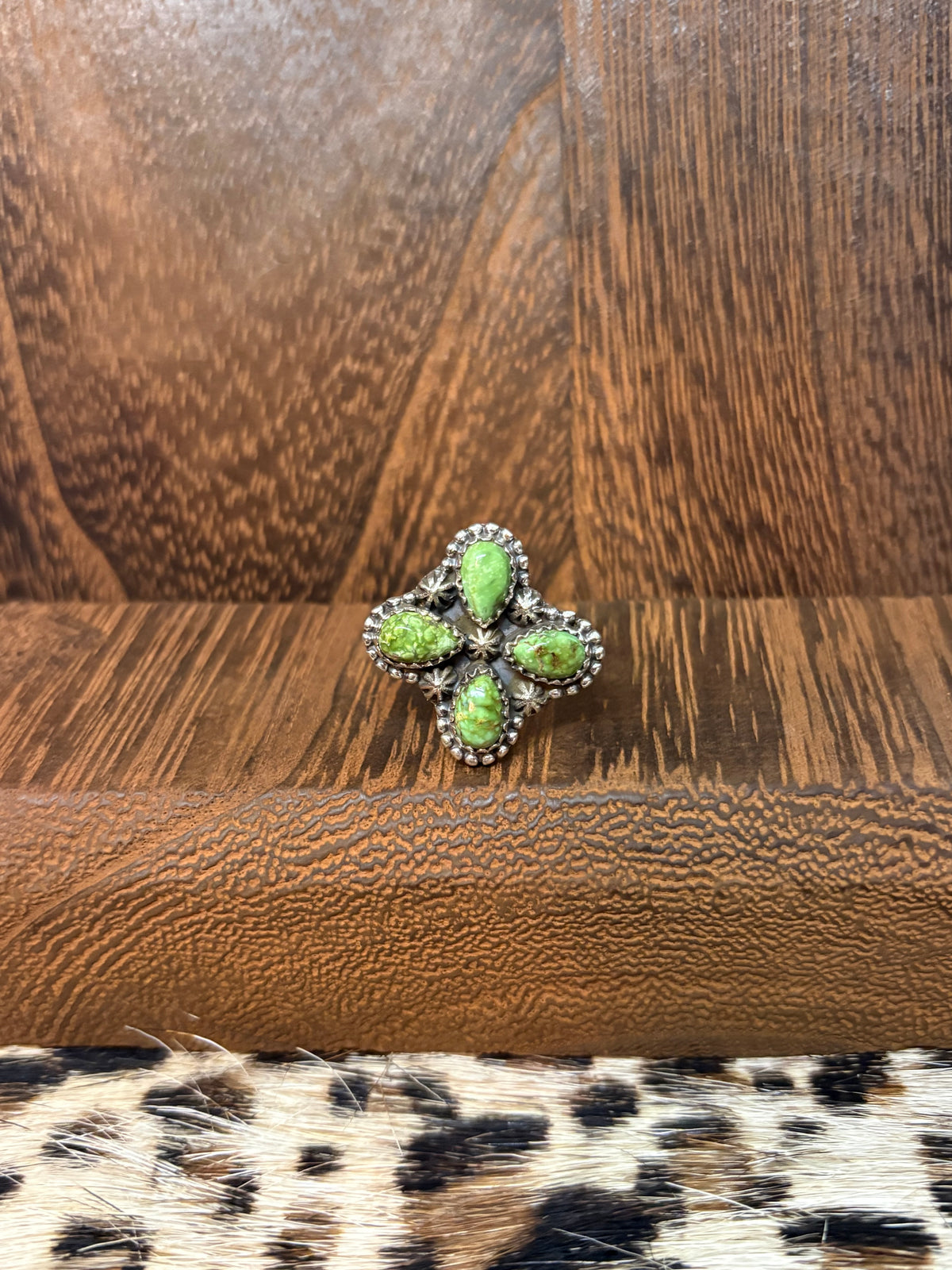 Sonoran Gold 4 Stone Cluster Ring