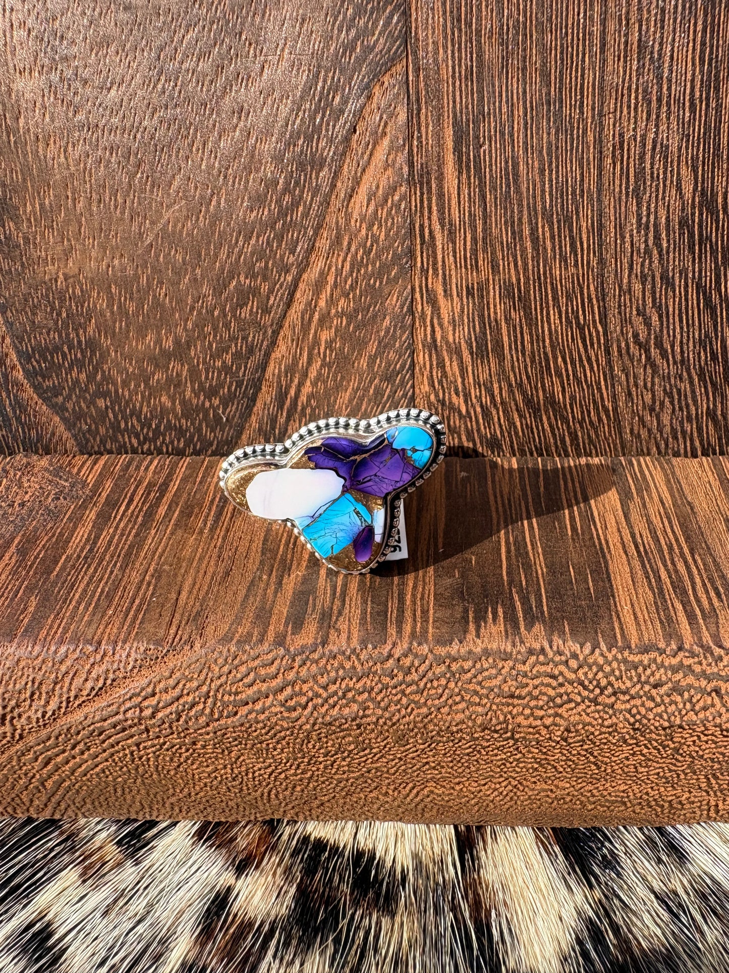 Mixed Dahlia Cow Head Ring