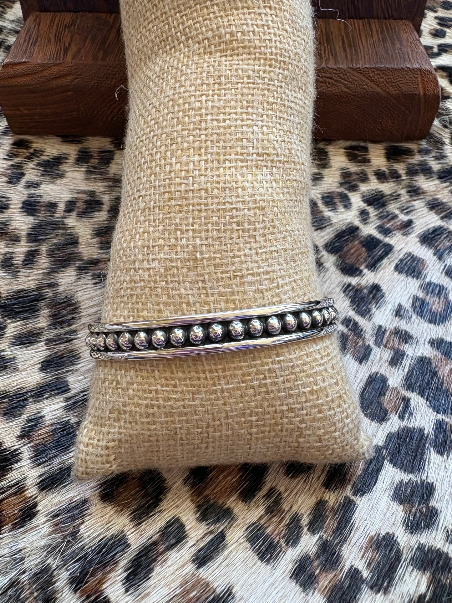 5mm Sterling Dot Cuffs