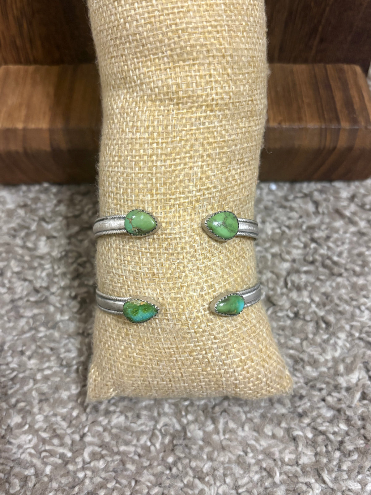 Sonoran Gold 2 Stone Floater Cuff