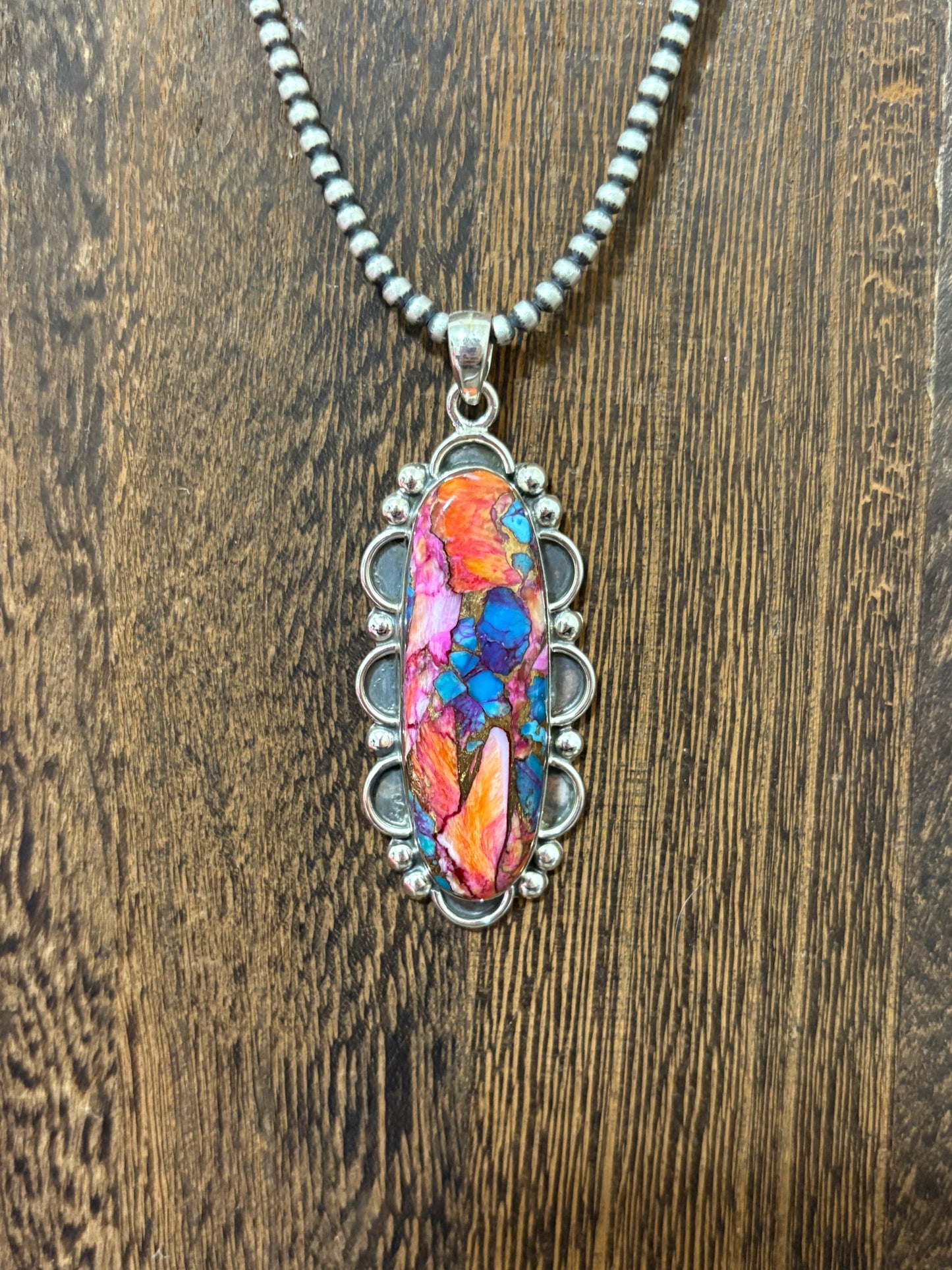 Statement Pink Dahlia Pendant