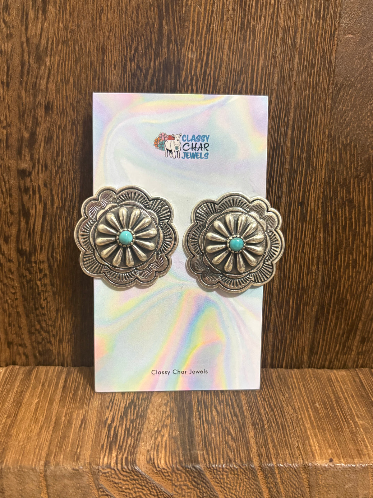 Large Kingman Concho Studs