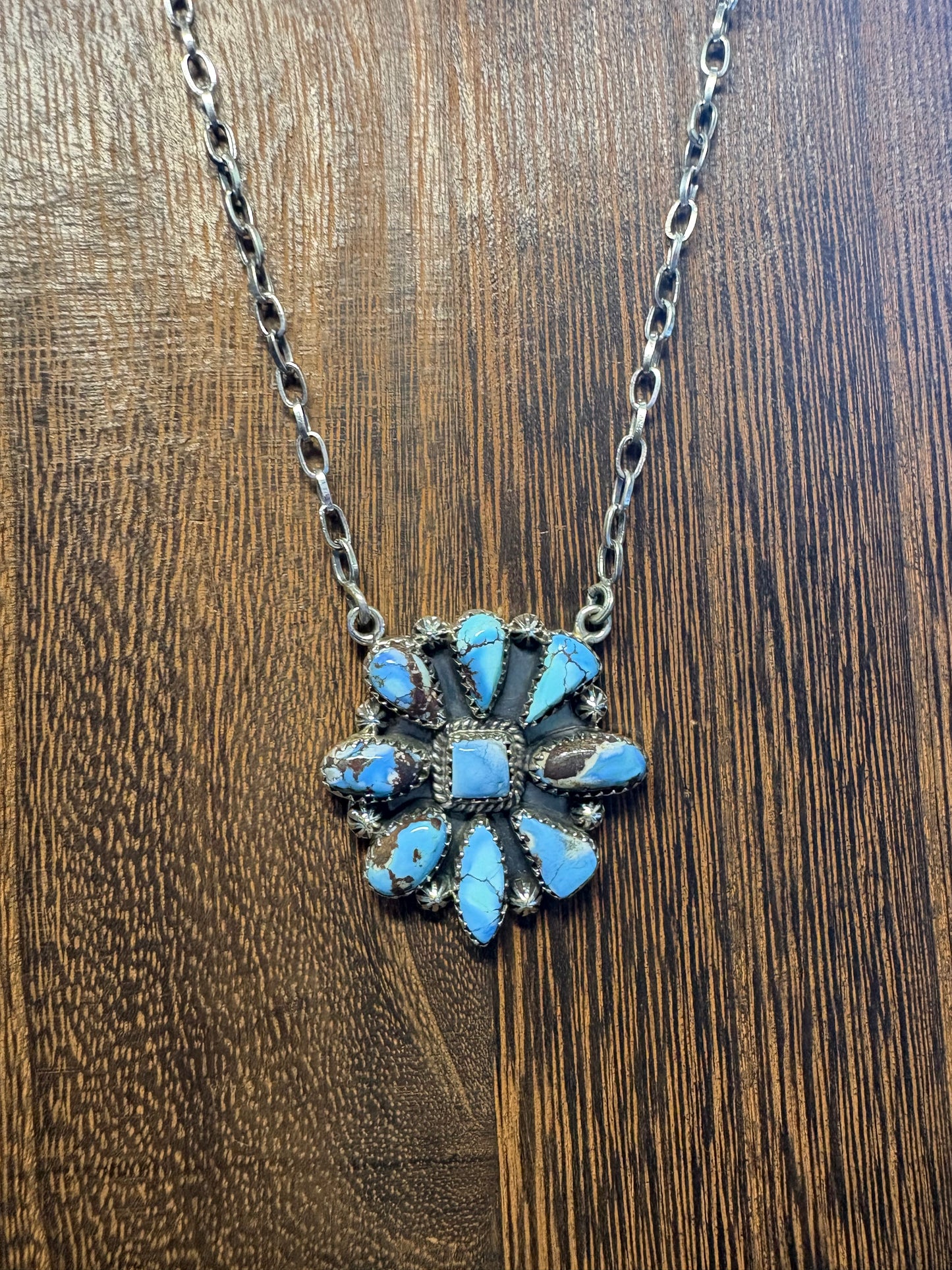 XL Golden Hills Full Cluster Necklace #1