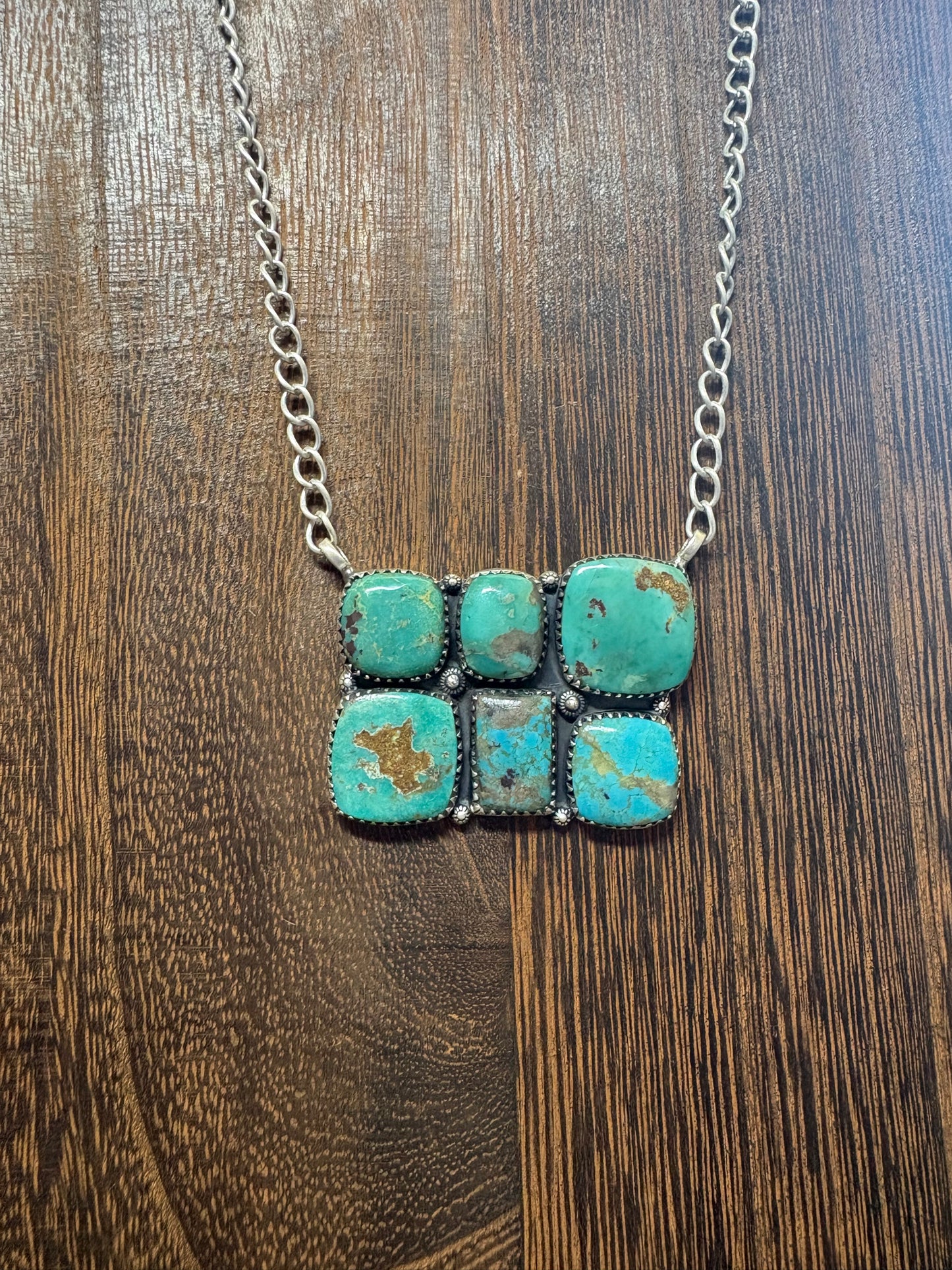 Royston Statement 6 Stone Bar Necklace