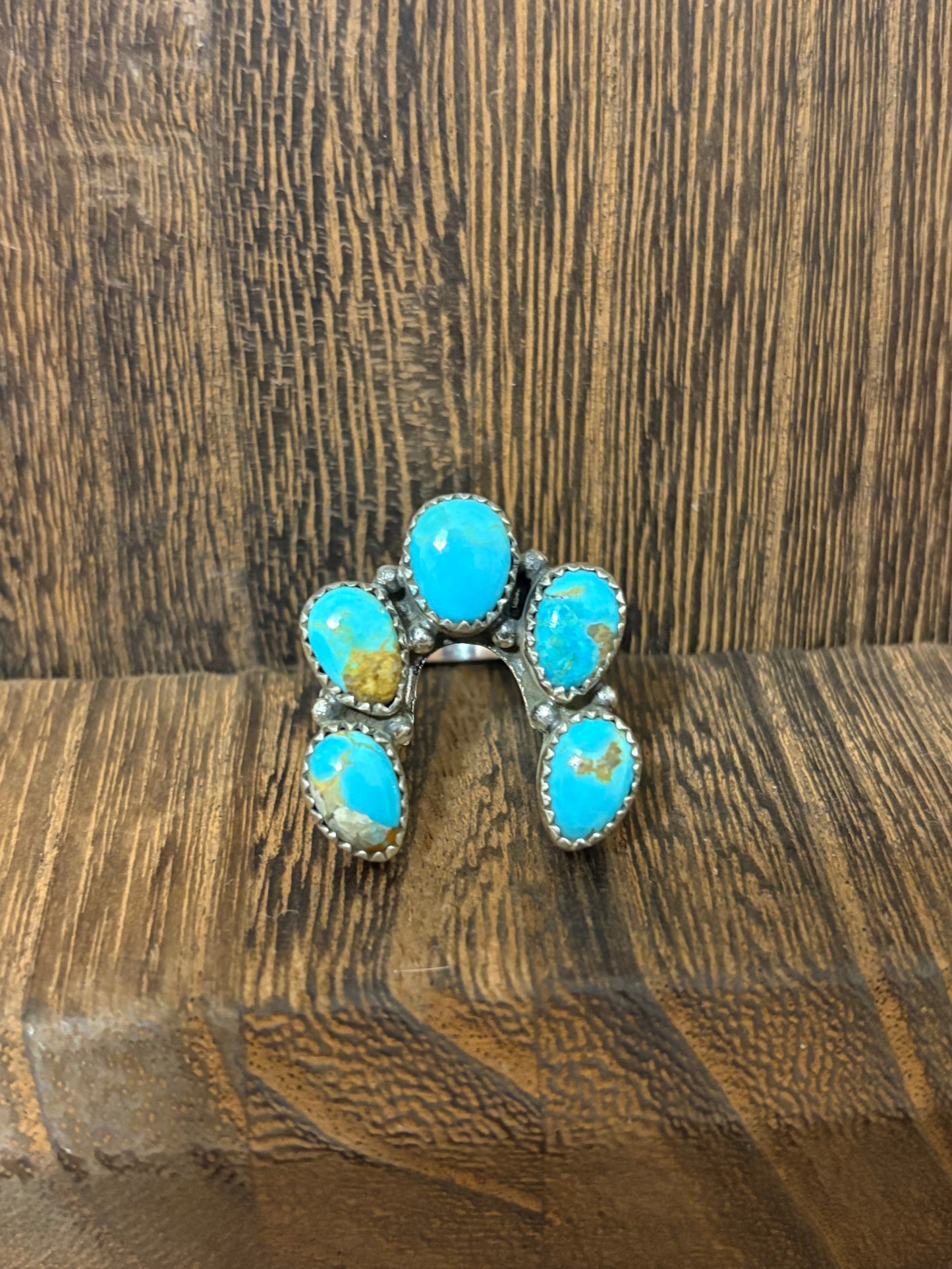 #8 Turquoise Naja Ring