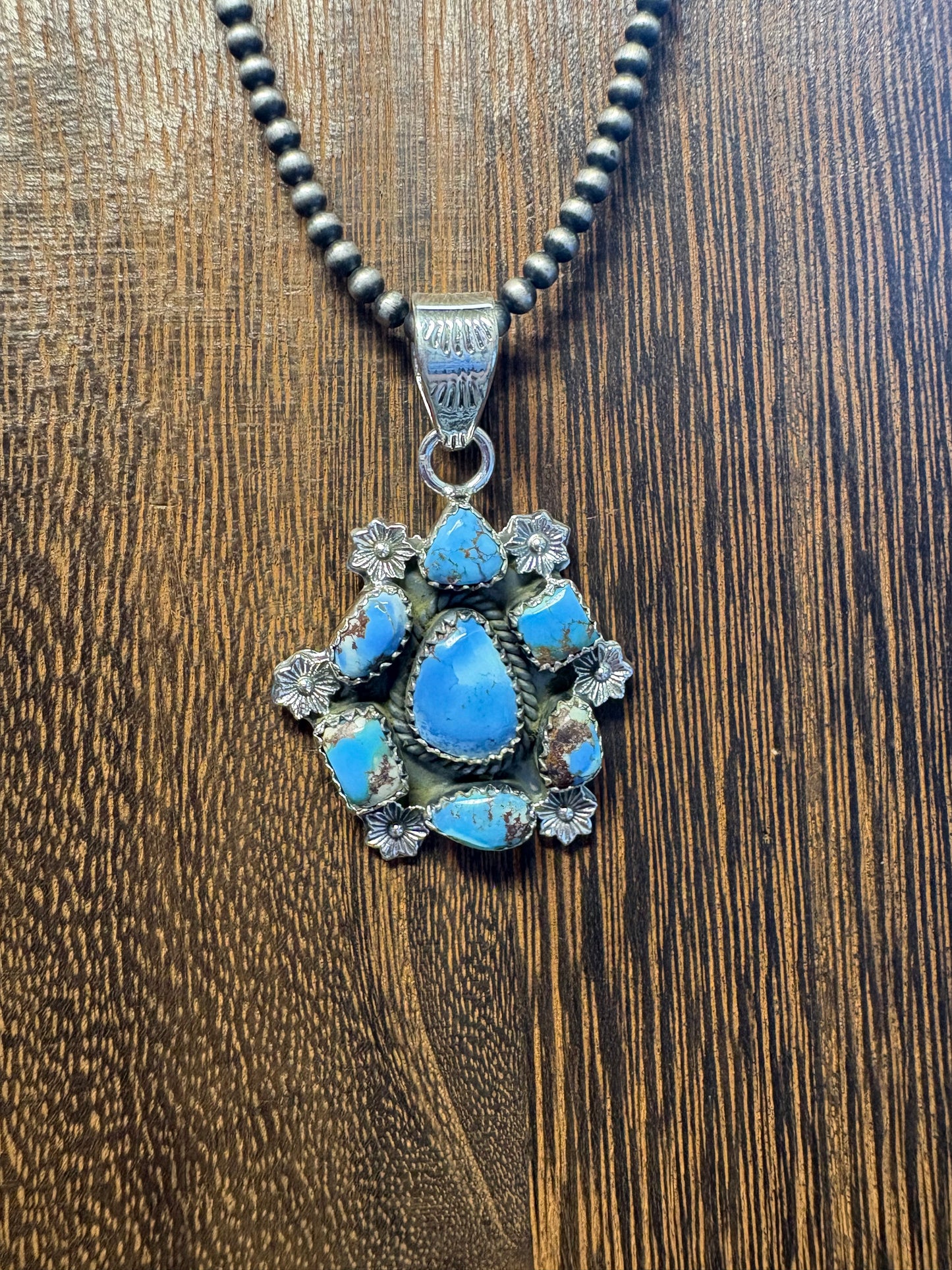 Large Golden Hills Cluster Pendant #2