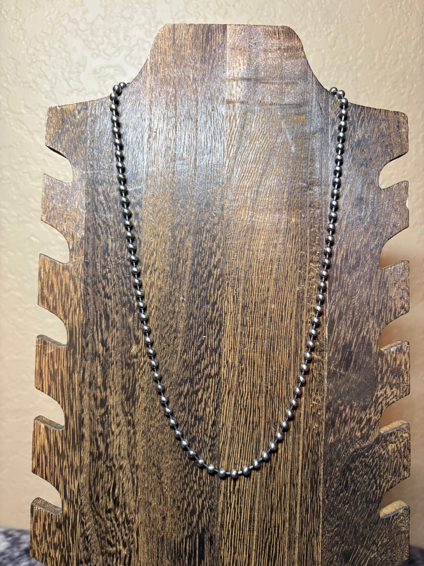 20” 4mm Rosary Style Sterling Pearls