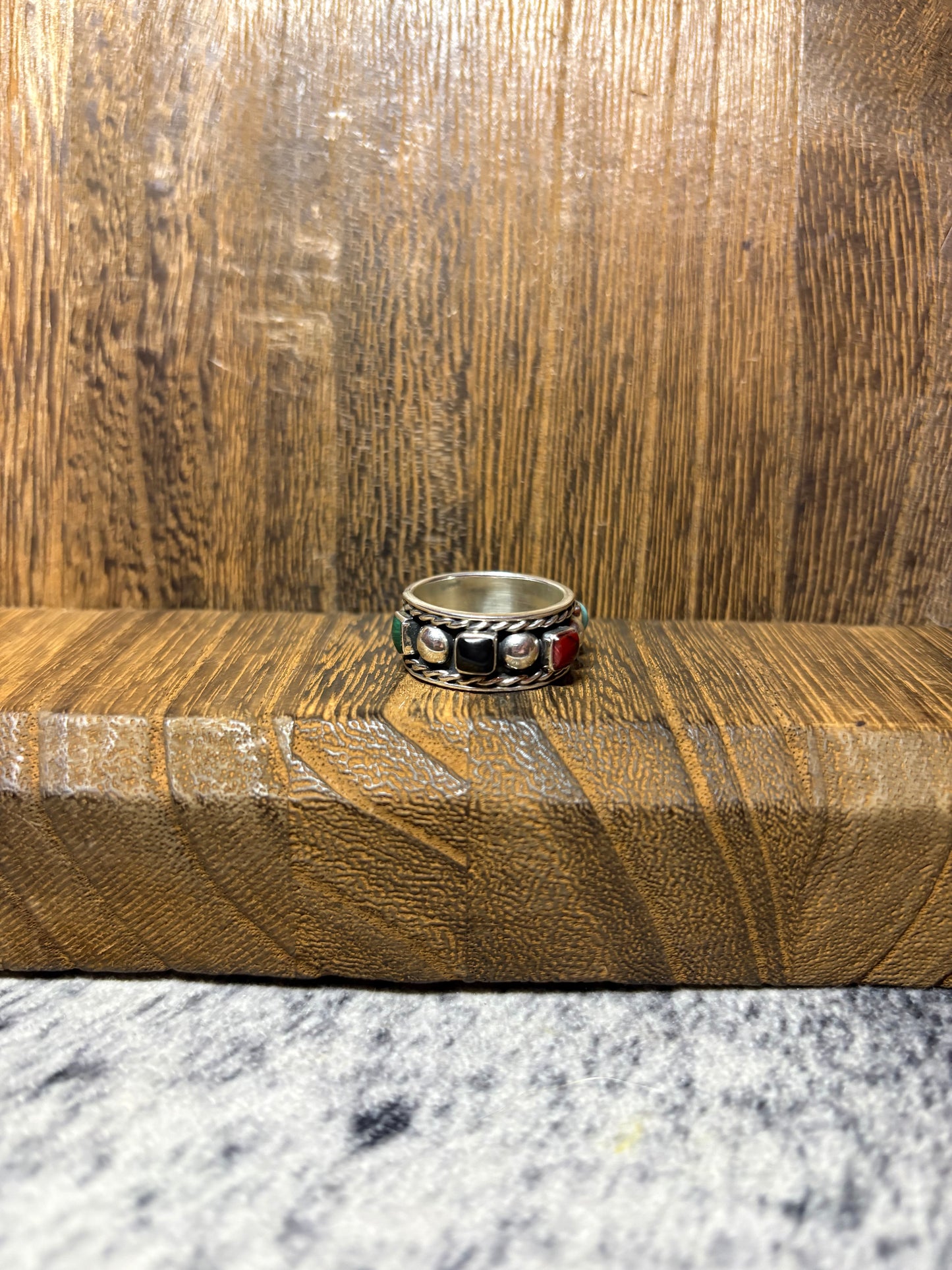Multi Stone Dot Ring