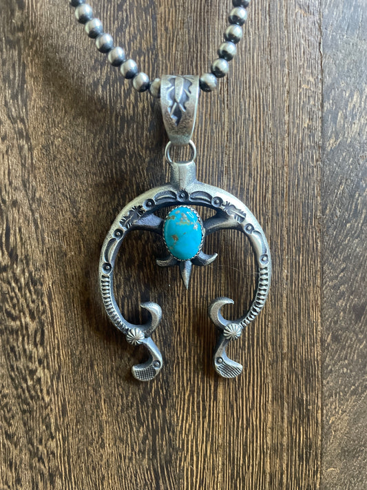 Navajo Handmade STATEMENT Naja Pendant
