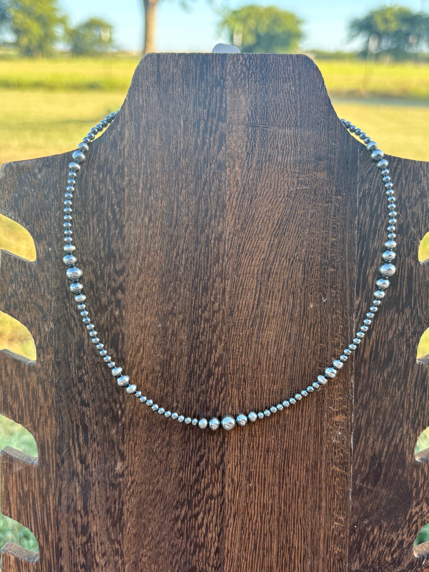14” + 2” 3-6mm Graduated Pearls
