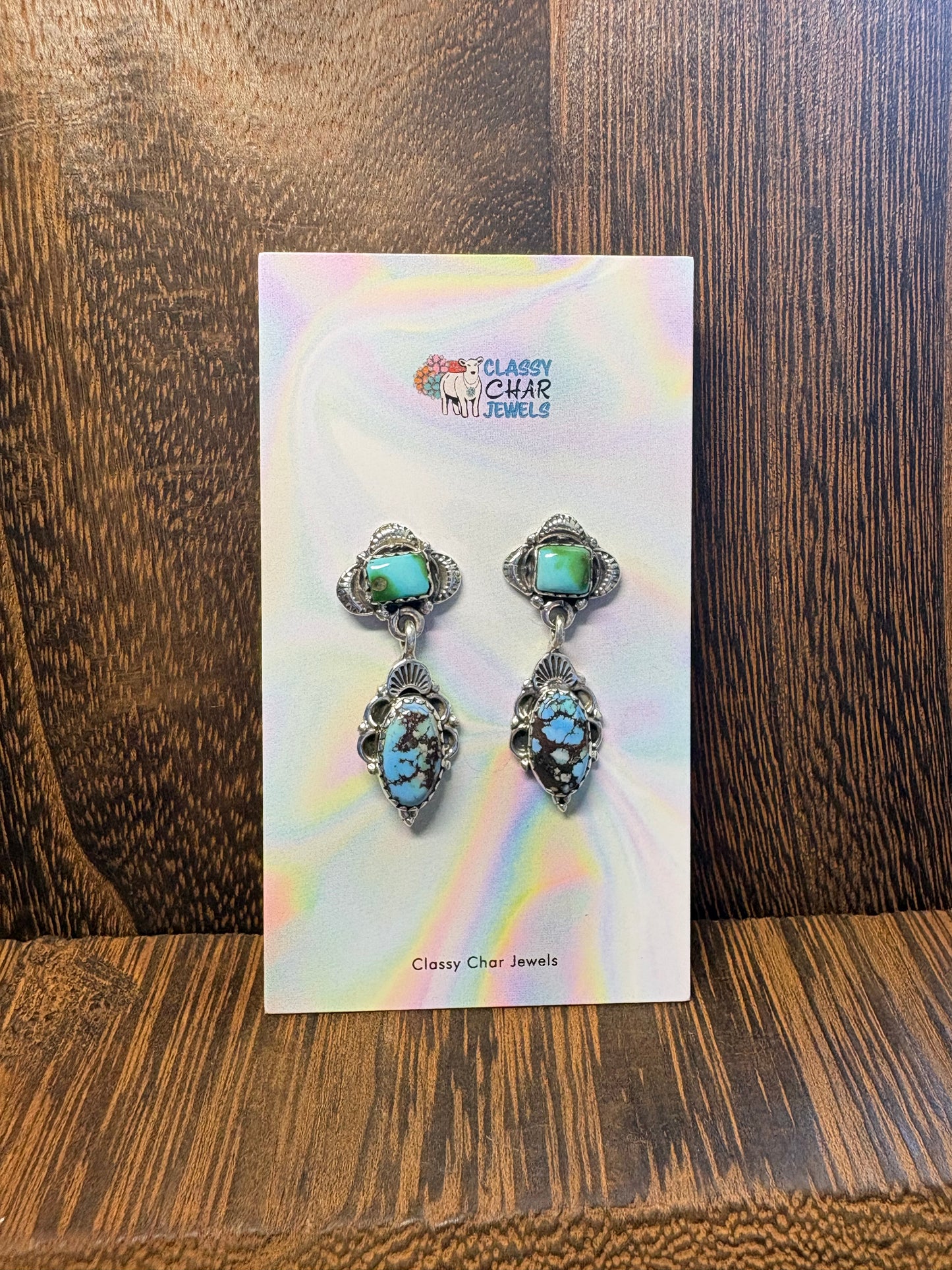 Sonoran Gold & Golden Hills 2 Stone Earrings #2