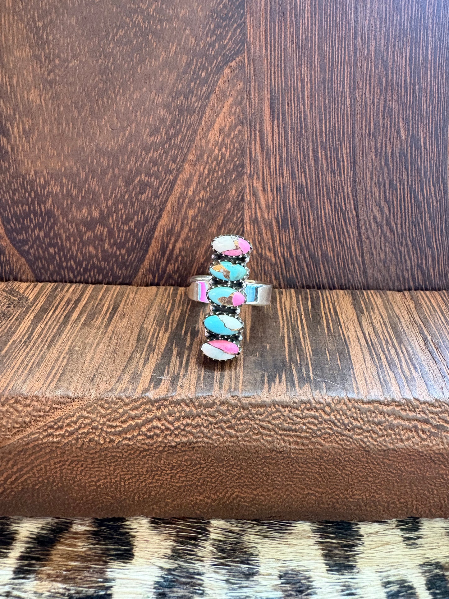 Cotton Candy 5 Stone Ring
