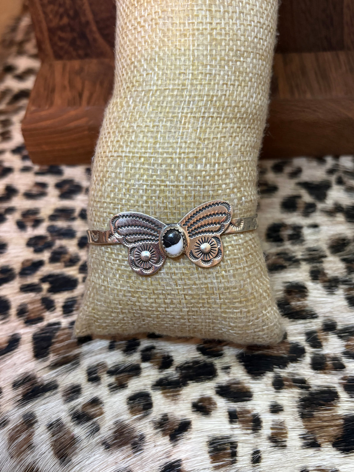 White Buffalo Butterfly Cuff