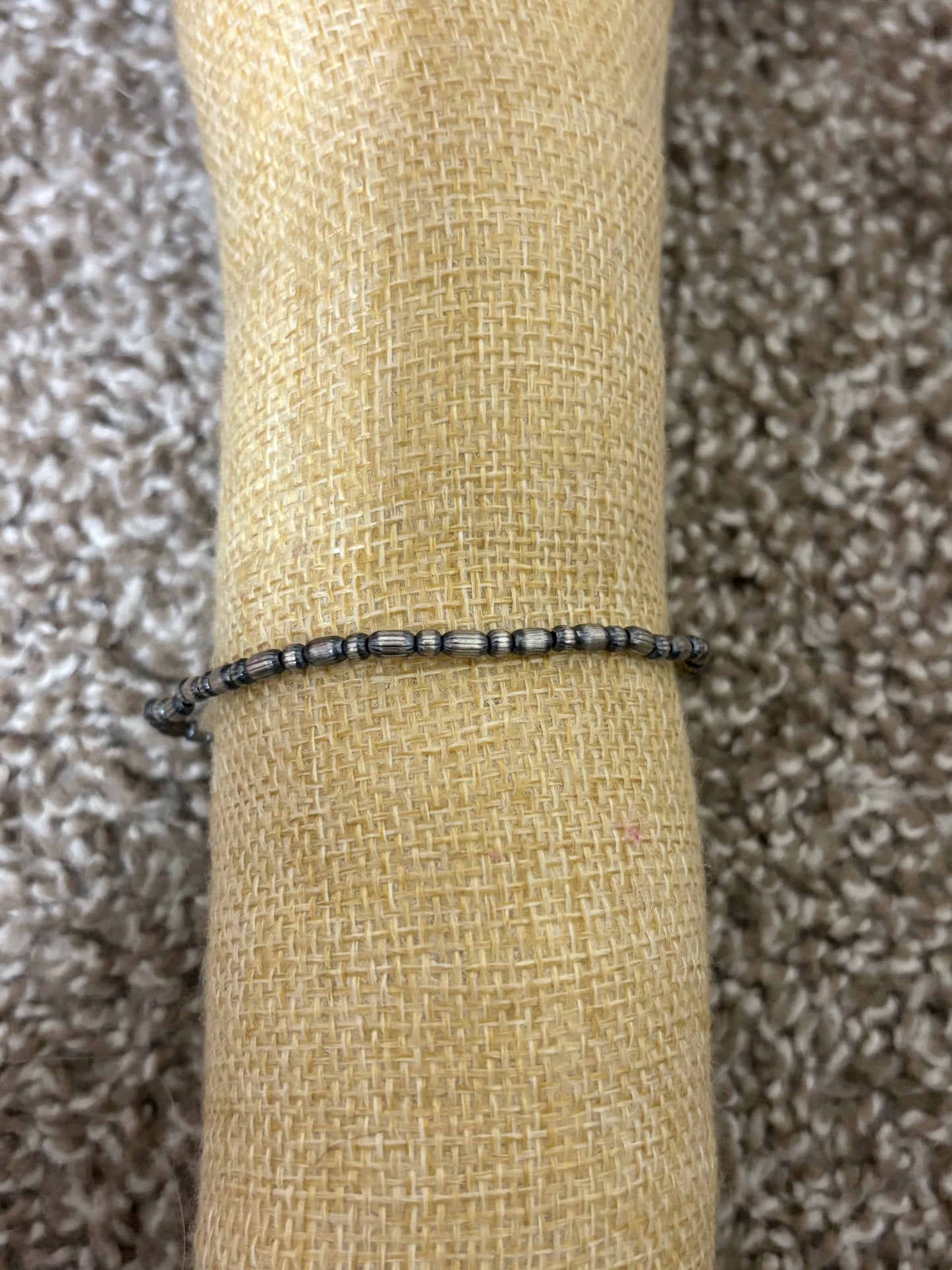 Melon Bead Stretch Bracelet