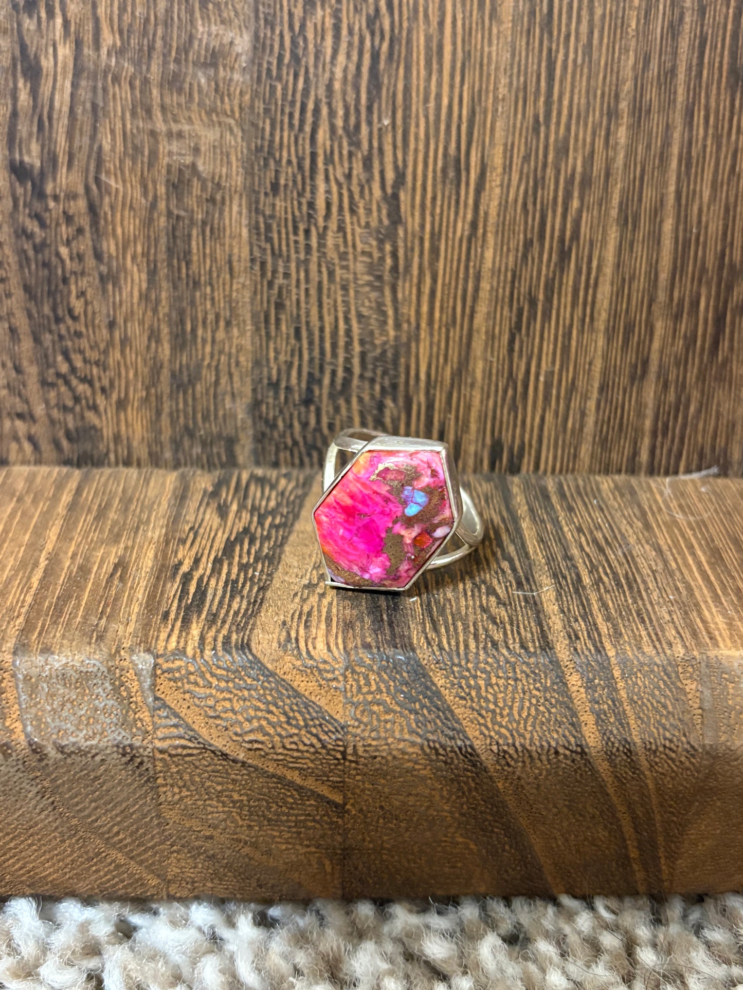 Pink Dahlia Ring