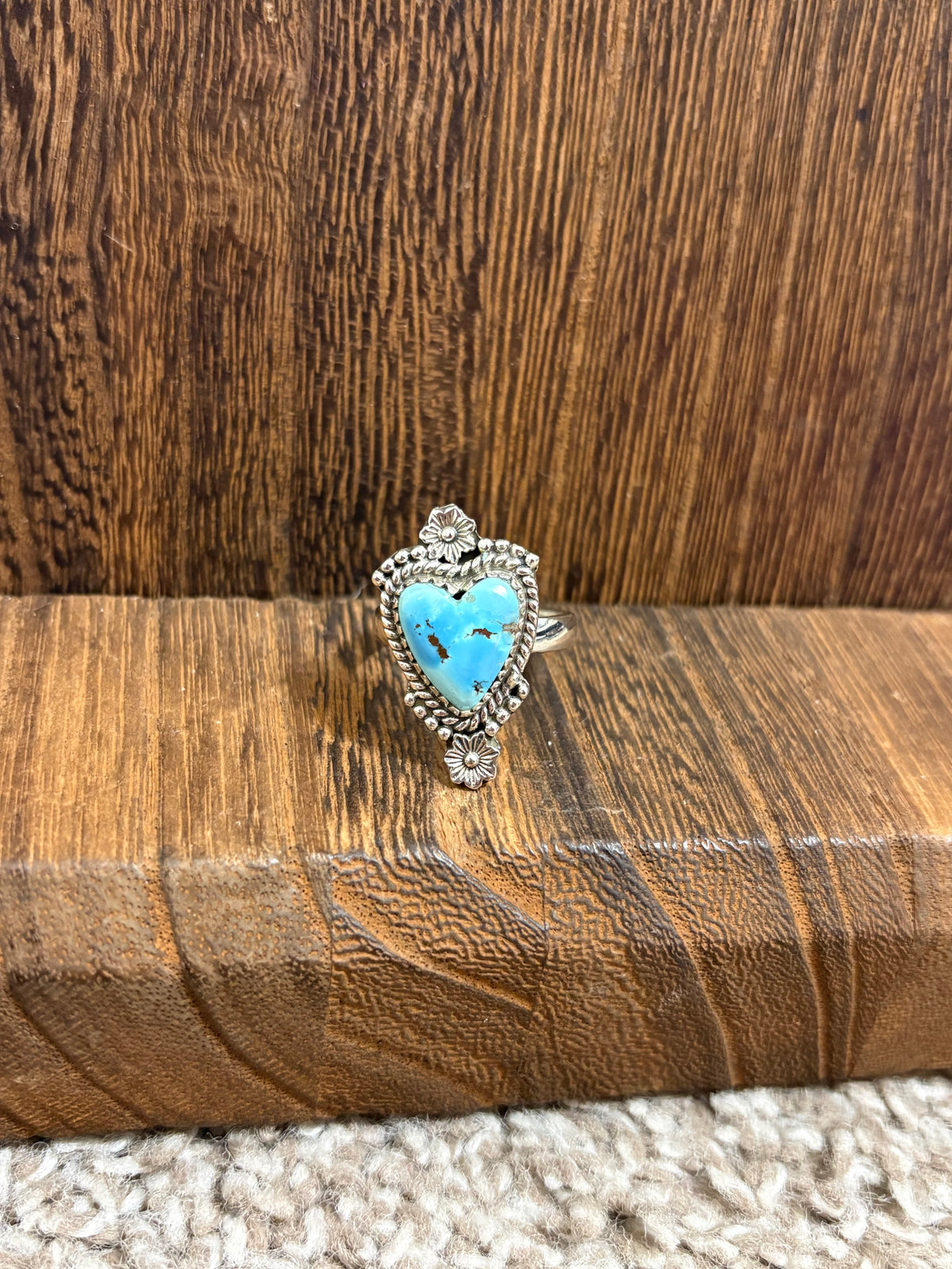 Golden Hills Heart Ring