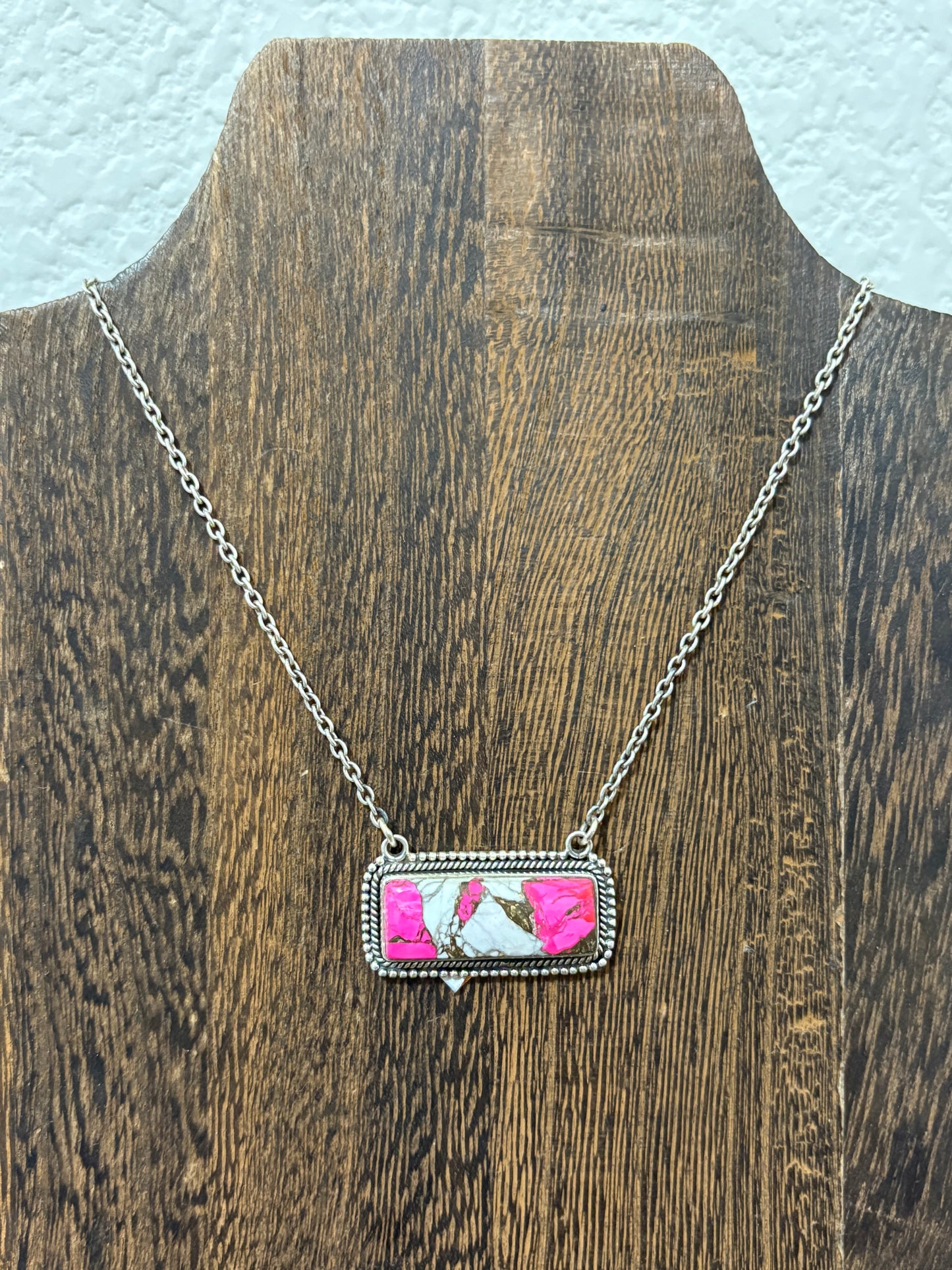 Cotton Candy Bar Necklace