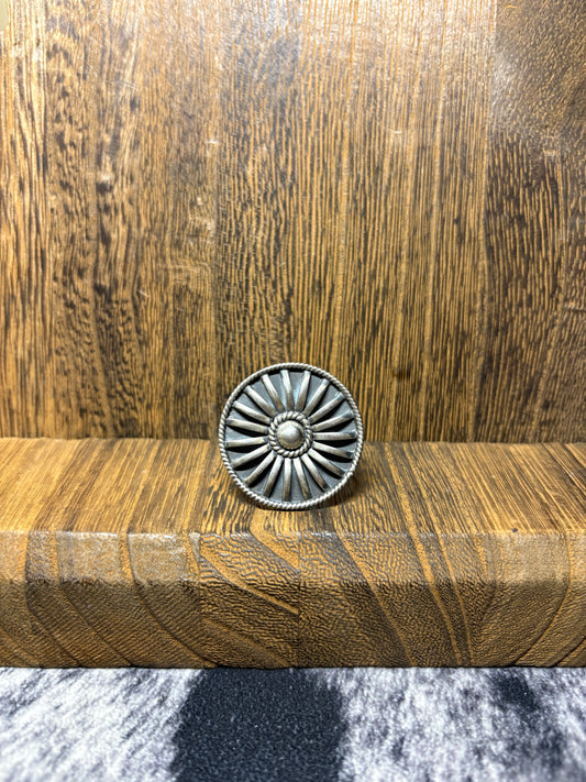 Hada All Silver Cluster Ring