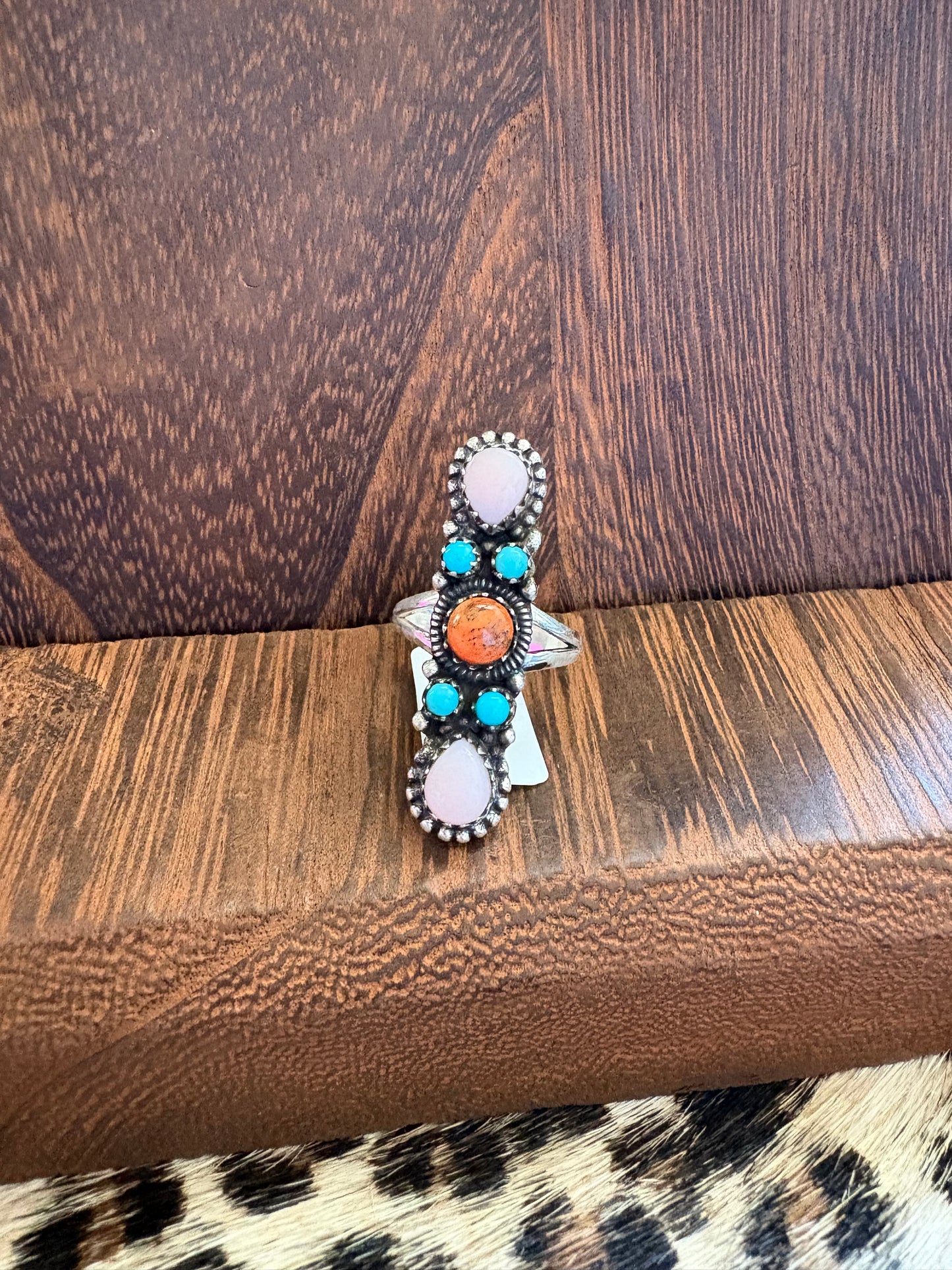 Mix Stone Crawler Ring