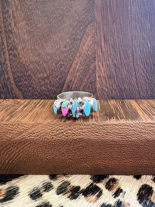 Cotton Candy 5 Stone Ring