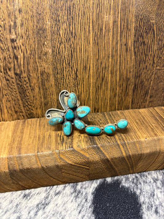 Kingman Long Dragonfly Ring