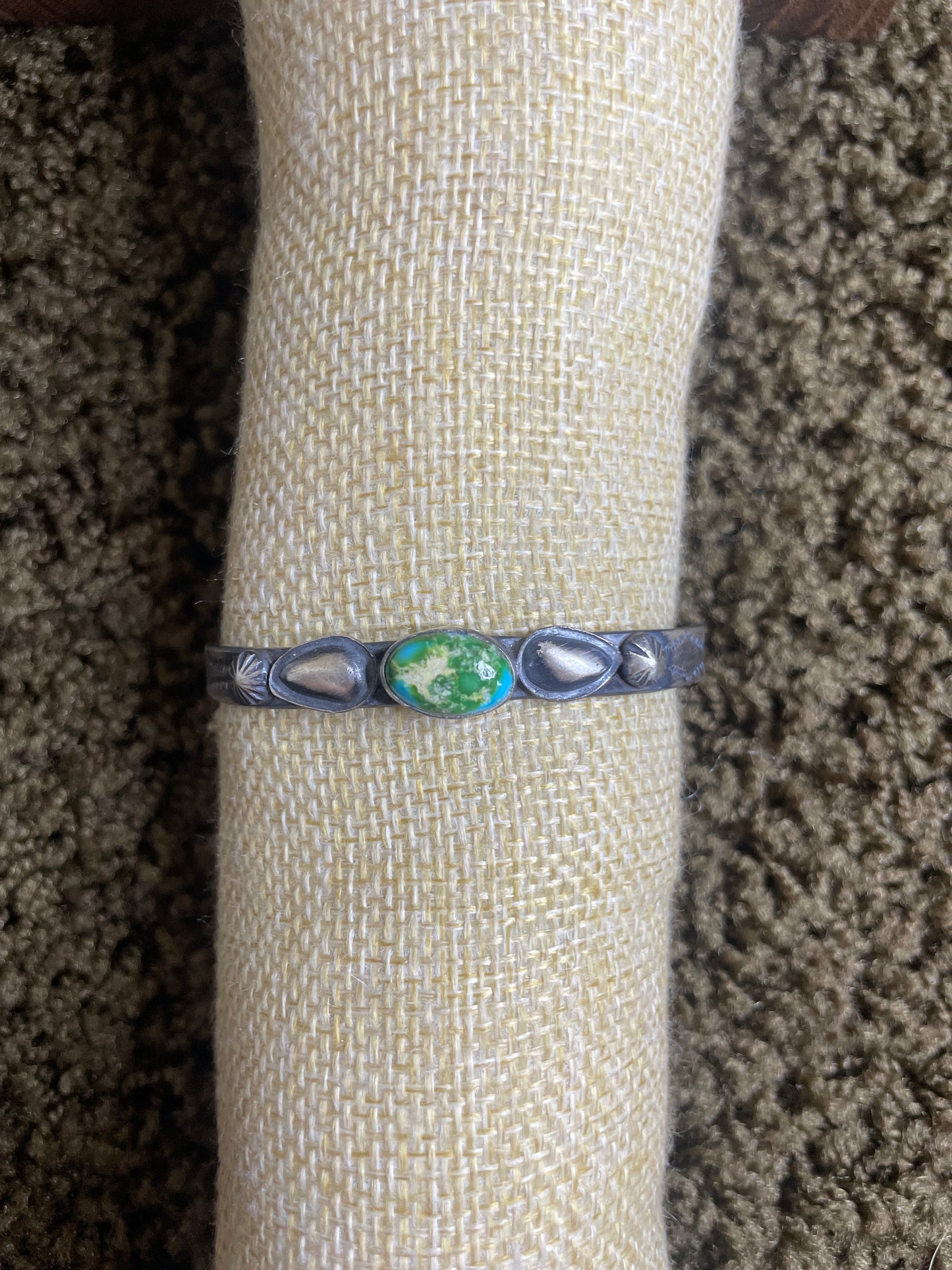 Navajo Handmade Sonoran Gold Cuff