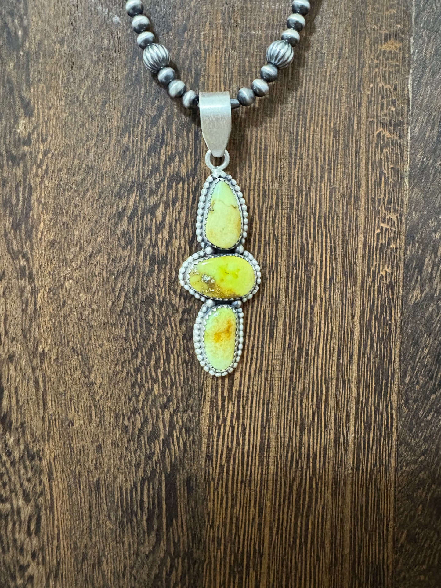 Palomino 3 Stone Pendant