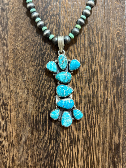 XL White Water Cluster Pendant