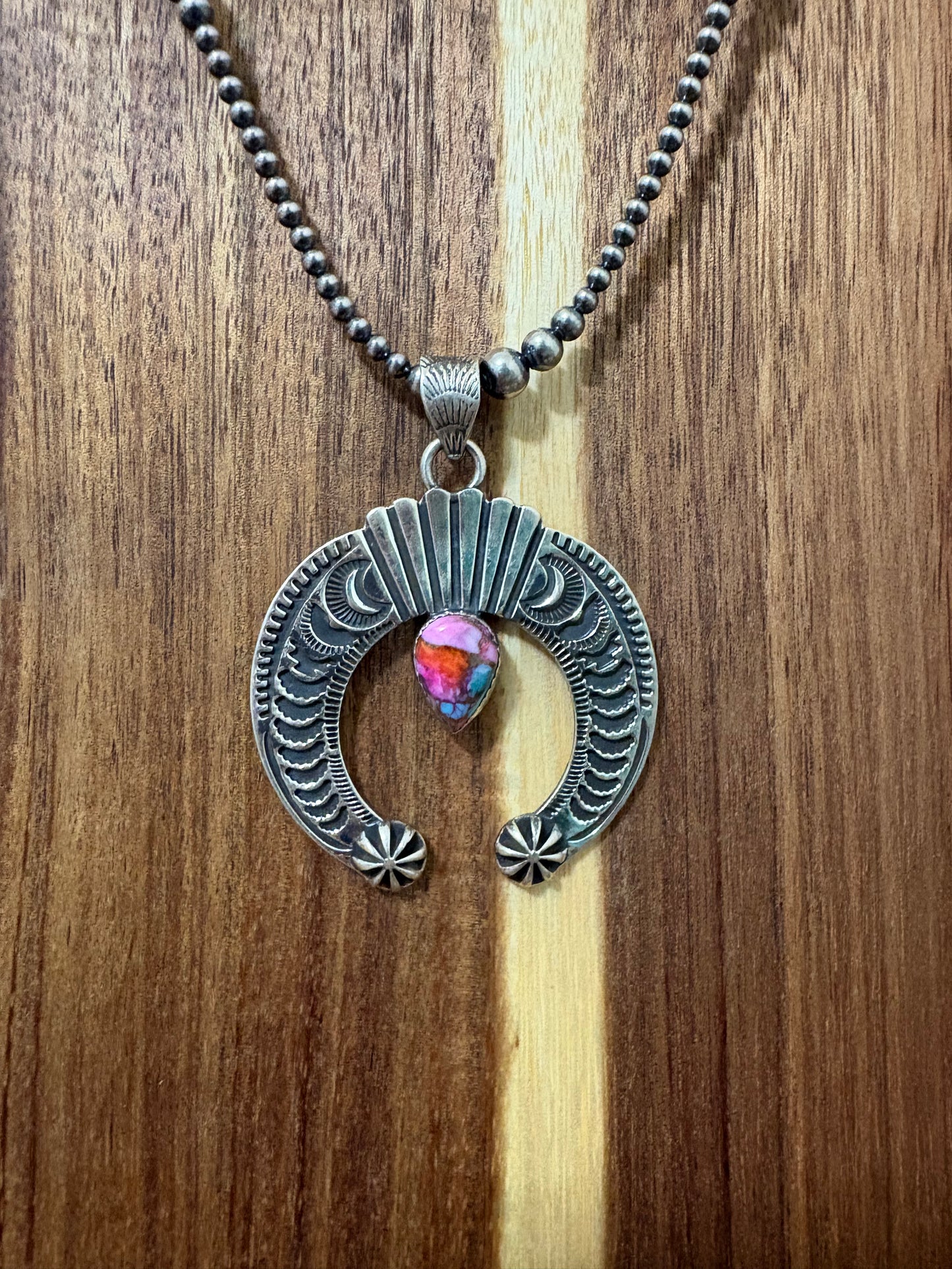 Pink Dahlia Naja Pendant