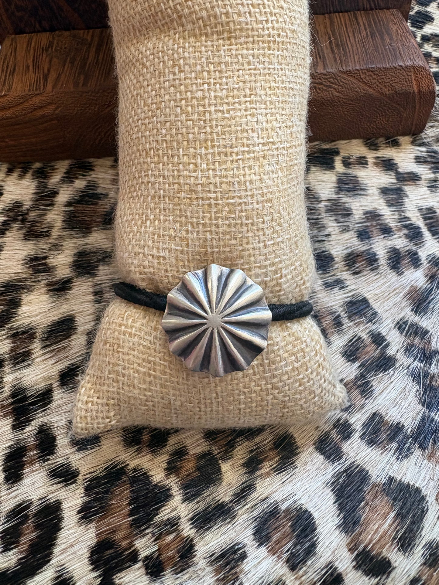 Navajo Handmade Concho Hairtie