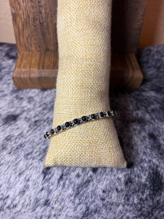 13 Stone Onyx Cuff