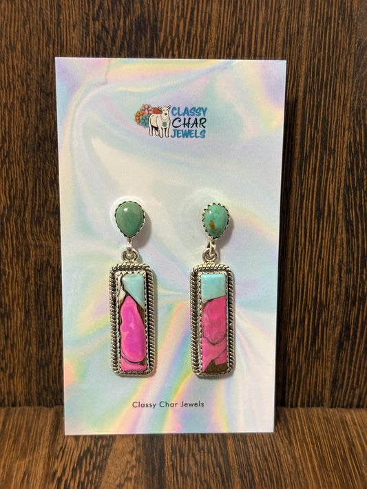Cotton Candy Bar Earrings