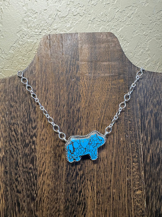 Waterweb Kingman Show Pig Necklace