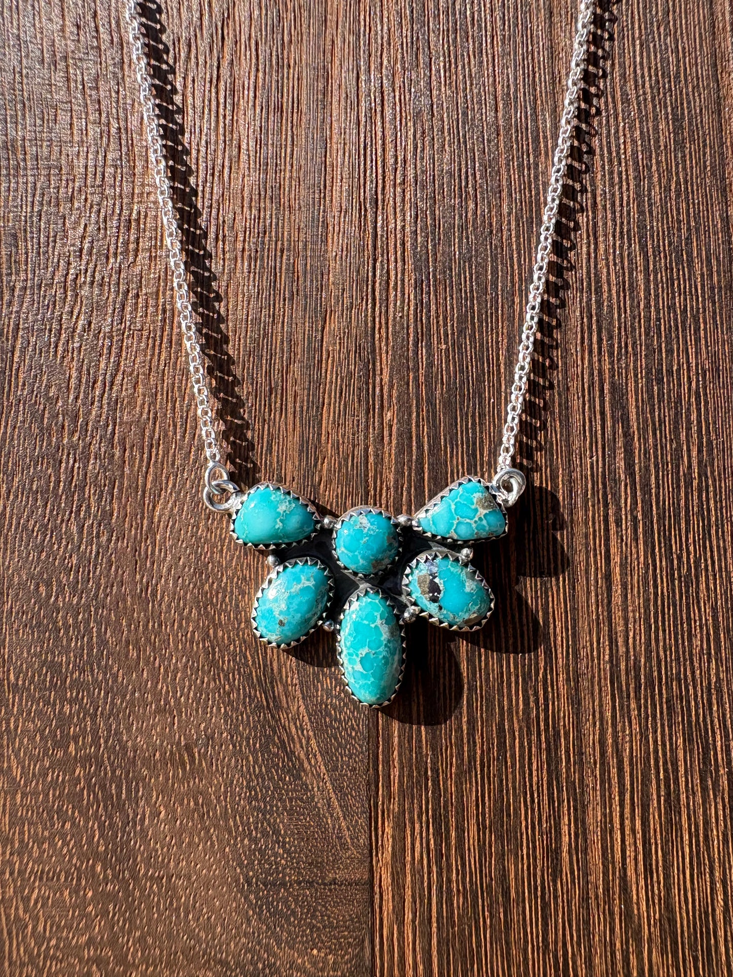 White Water Half Cluster Necklace #1