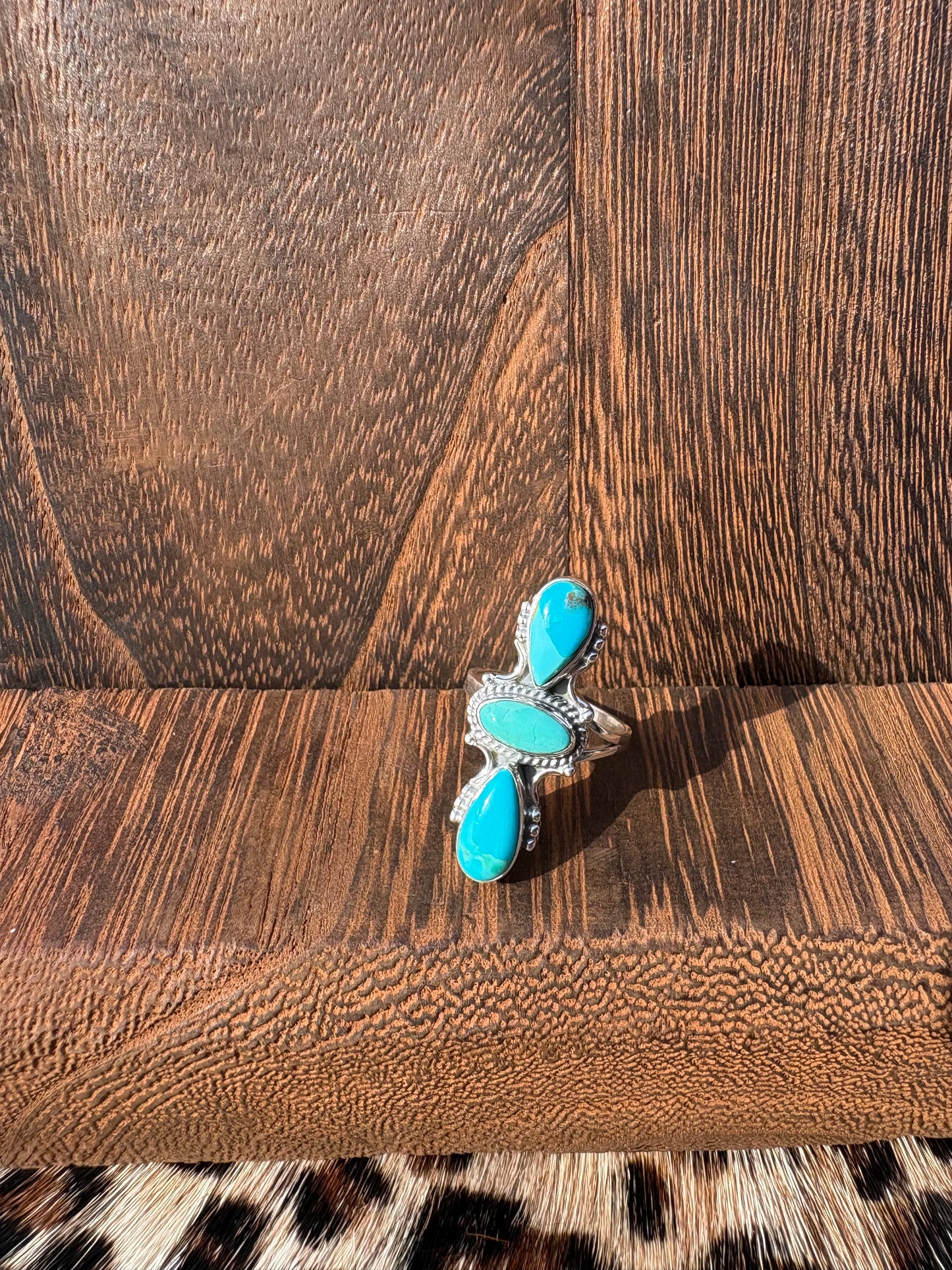 Kingman 3 Stone Ring
