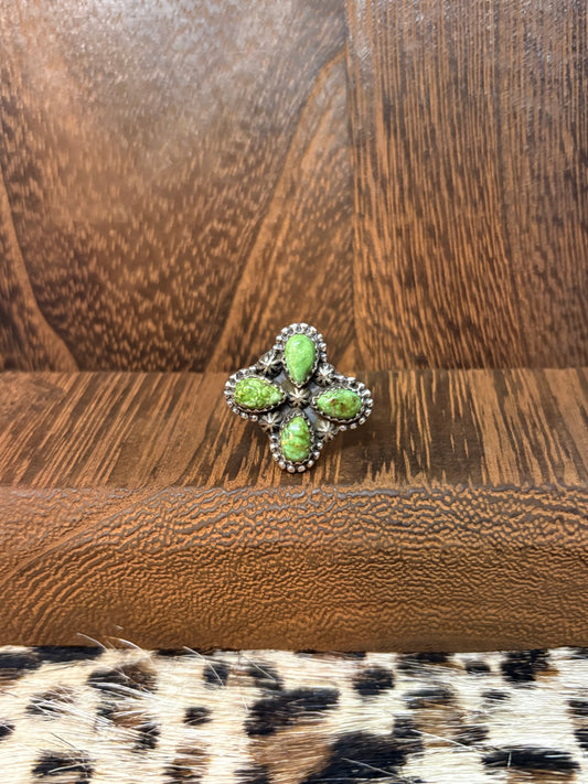 Sonoran Gold 4 Stone Cluster Ring