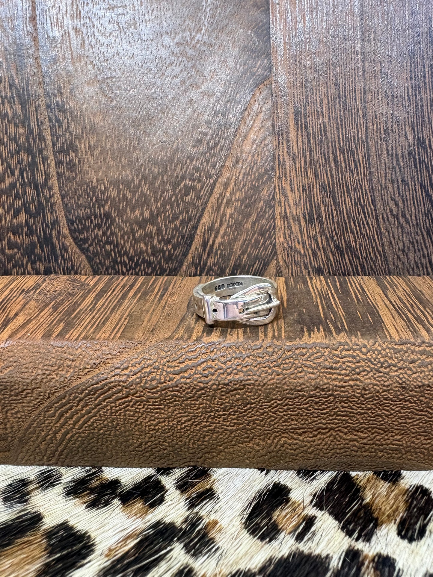 All Sterling Belt Buckle Ring