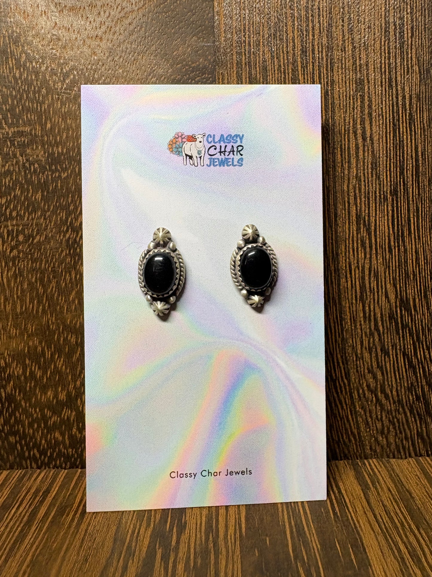 Black Onyx Everyday Detail Studs